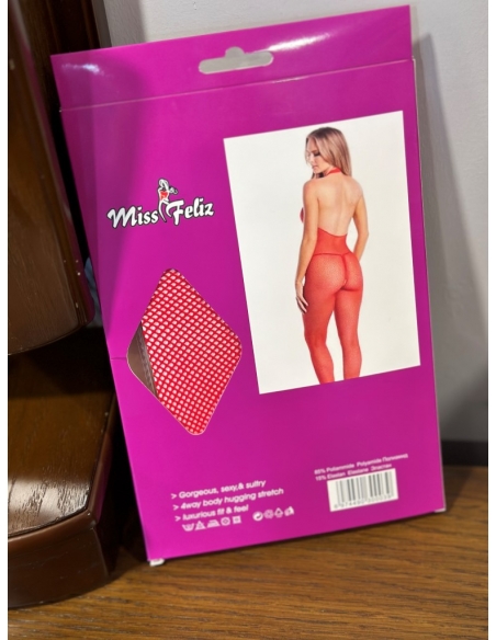 Miss Feliz Vücut Çorabı 3003 kırmızı