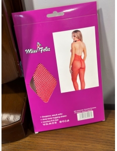 Miss Feliz Vücut Çorabı 3019 kırmızı 2