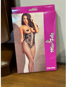 Miss Feliz Vücut Çorabı siyah