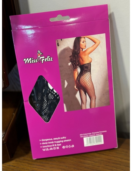 Miss Feliz Vücut Çorabı siyah