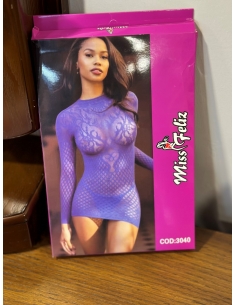 Miss Feliz Vücut Çorabı mavi