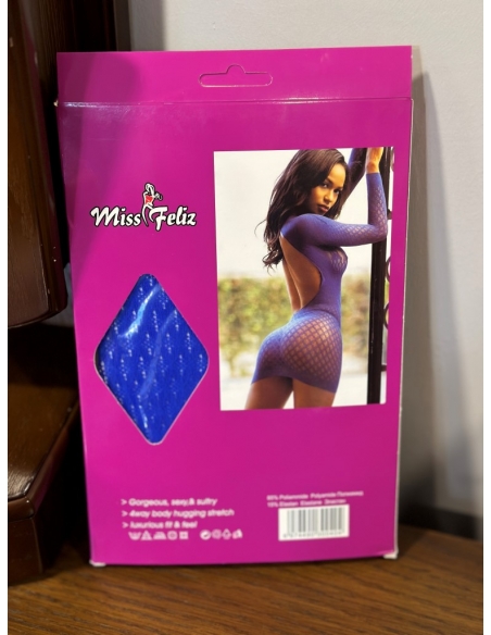 Miss Feliz Vücut Çorabı mavi