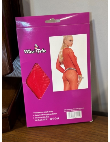 Miss Feliz Vücut Çorabı kırmızı