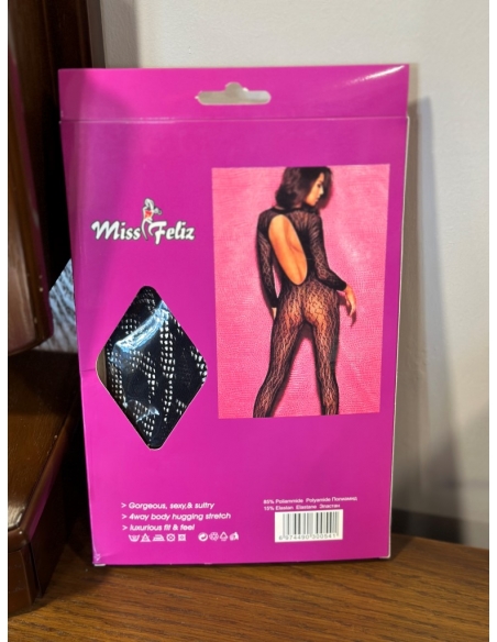 Miss Feliz Vücut Çorabı siyah