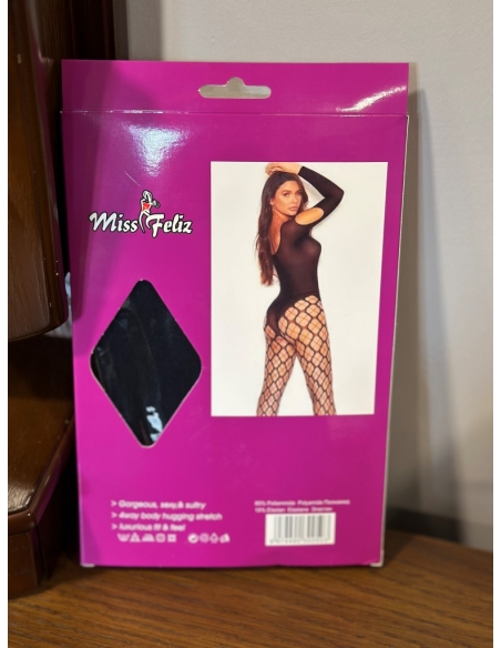 Miss Feliz Vücut Çorabı siyah