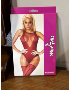 Miss Feliz Vücut Çorabı bordo