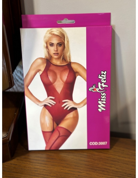 Miss Feliz Vücut Çorabı bordo