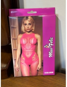Miss Feliz Vücut Çorabı pembe