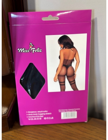 Miss Feliz Vücut Çorabı siyah