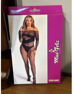 Miss Feliz Vücut Çorabı siyah