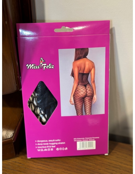 Miss Feliz Vücut Çorabı siyah