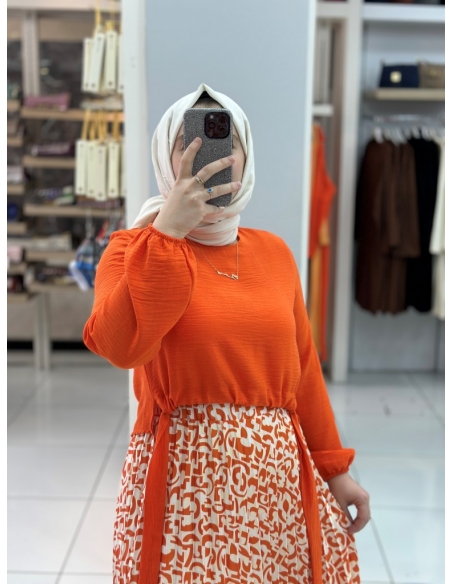 Plise Takım TURUNCU