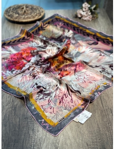 Aker Saf İpek Eşarp