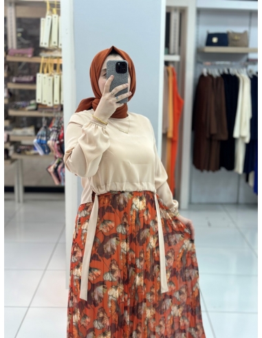 Plise Takım TURUNCU