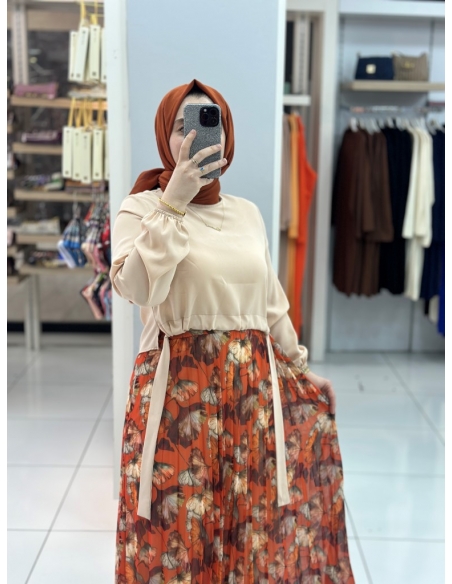 Plise Takım TURUNCU