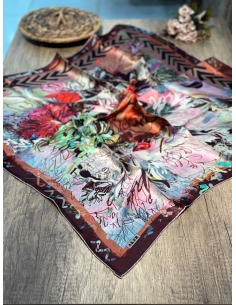 Aker Saf İpek Eşarp