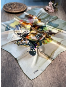 Aker Saf İpek Eşarp