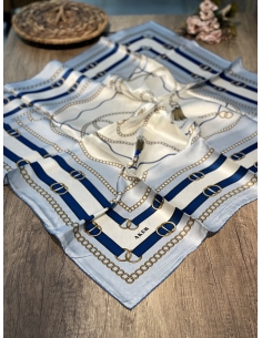 Aker Saf İpek Eşarp