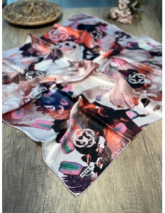 Aker Saf İpek Eşarp