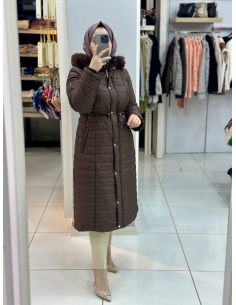 Kayra Şişme Mont 27308 kahve