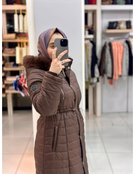 Kayra Şişme Mont 27308 kahve