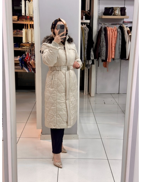 Kayra Şişme Mont 27309 Taş