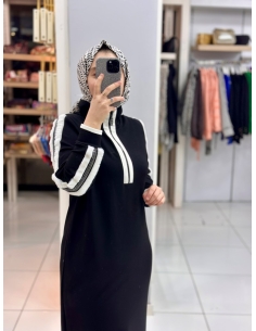 Levidor Oysho Kürklü Elbise 330255 SİYAH 2