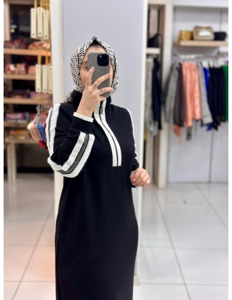 Levidor Oysho Kürklü Elbise 330255 SİYAH