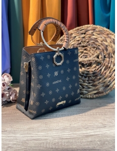 Armine Baskılı Bayan Çanta 260 KAHVE