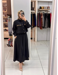 Levidor Modal Takım 100403 siyah