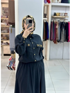 Levidor Modal Takım 100403 siyah 2